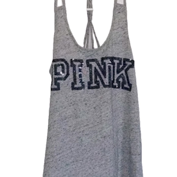 PINK extra bling tank top oversized xs - Picture 4 of 9